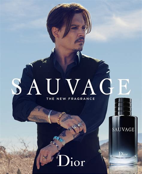 Dior sauvage fragrance model